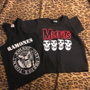 Toddler punk rock band shirt/tank
